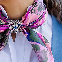 Bilde nummer 4 av Estelle 31 silkeskjerf i 100% silke