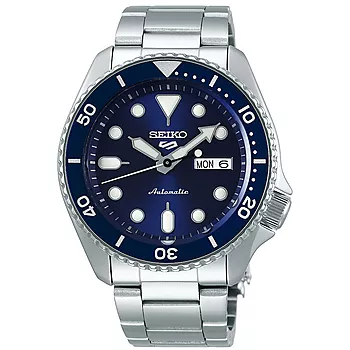 Seiko, 5 Sports Automatic herreklokke med stållenke