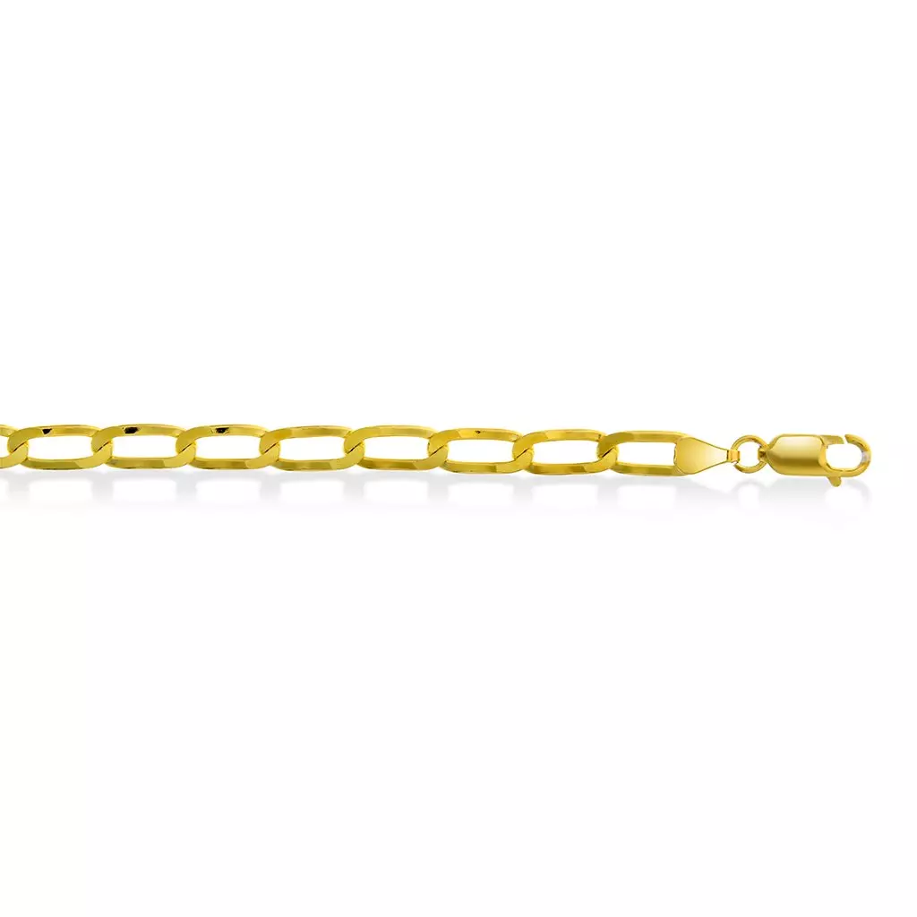 Armbånd i forgylt sølv, 22 cm