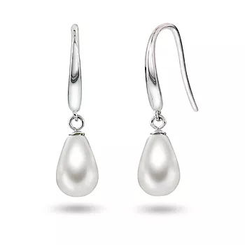 Pan Jewelry, Øredobber i 925 sølv med perlemor