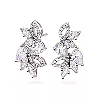 Pan Jewelry, Øredobber i 925 sølv med zirkonia