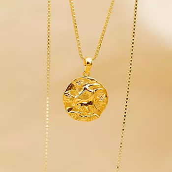 Bilde nummer 3 av Pan Jewelry, Smykke i 925 forgylt sølv med zirkonia og Væren