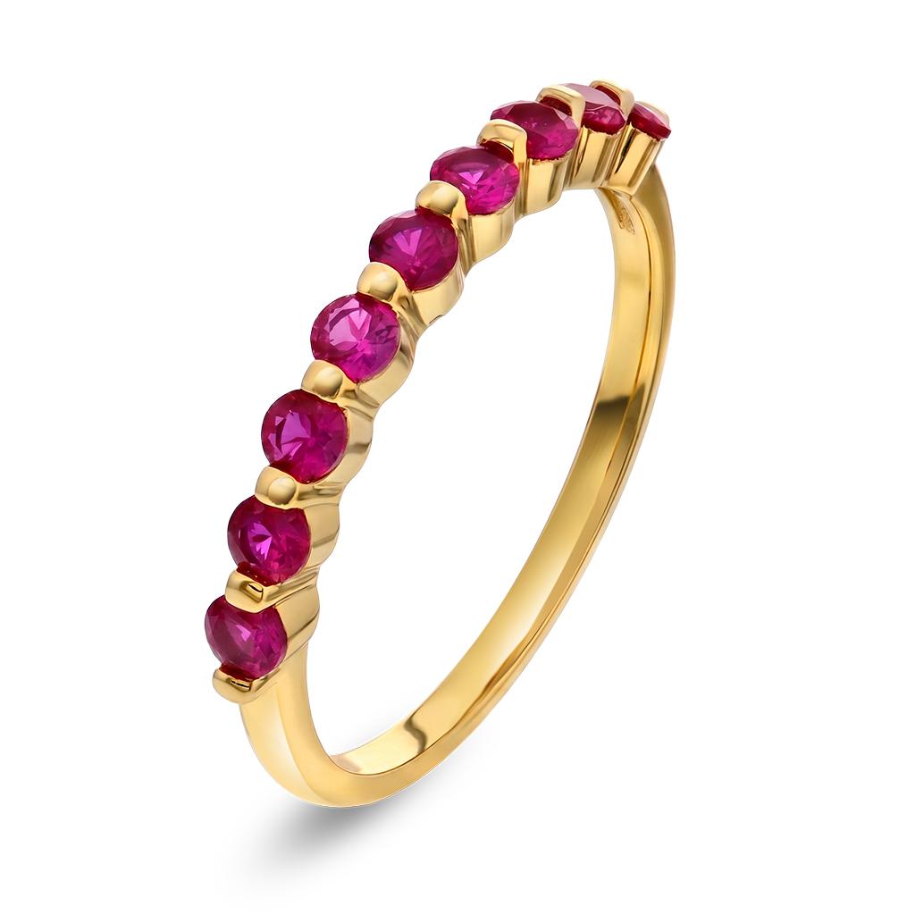 Starlight ring i 925 forgylt sølv med rosa stener, størrelse Starlight ring i 925 forylt sølv med rosa stener, Str. 60