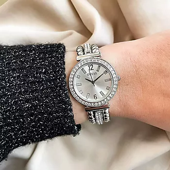 Bilde nummer 4 av Guess, Work life dameklokke med stållenke