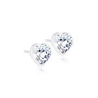 Blomdahl, Øredobber i medisinsk plast med klare Swarovski krystaller