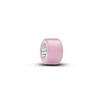 Charms i 925 sølv med rosa murano glass