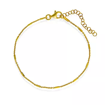 Armbånd i forgylt sølv, 19 cm