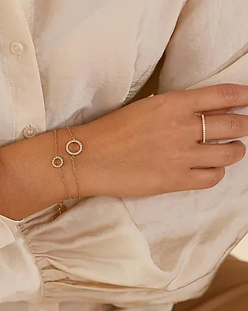 Bilde nummer 2 av Glow armbånd i forgylt stål
