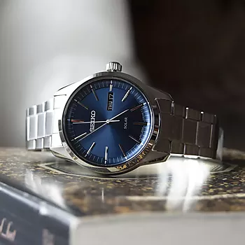 Bilde nummer 2 av Seiko, Solar herreklokke med stållenke