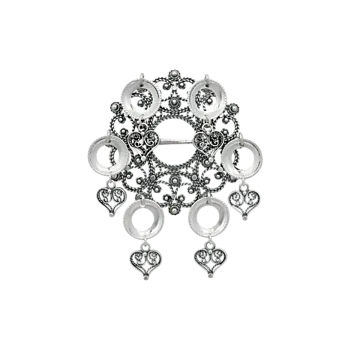 Bilde nummer 2 av Sølje i 830 oksidert sølv