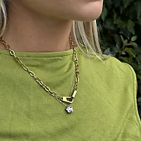 Bilde nummer 2 av Hibiscus smykke i stål