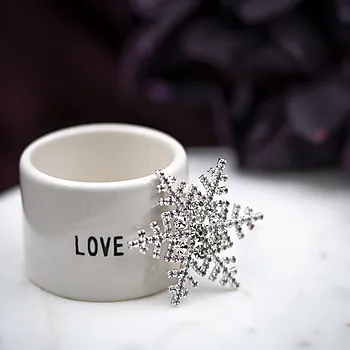 Bilde nummer 3 av Brosje med snøstjerne