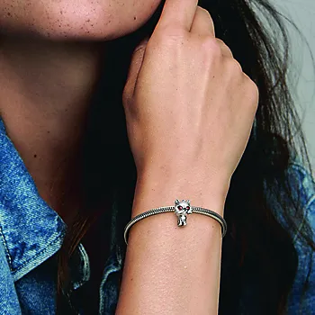 Bilde nummer 2 av Game of Thrones x Pandora, Charm i 925 sølv med ulven Ghost