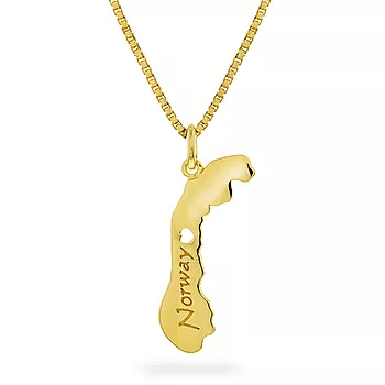 Pan Jewelry, Norge-smykke i forgylt 925 sølv