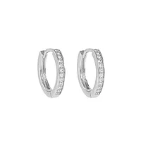 Bilde nummer 8 av Elaine øreringer i messing med zirkonia