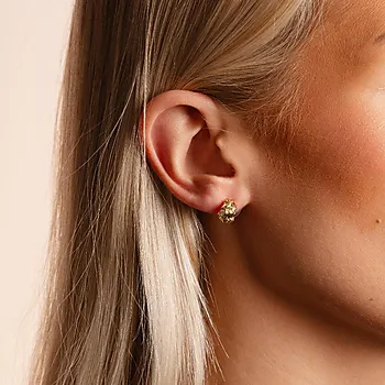 Bilde nummer 2 av Cat øredobber i forgylt messing