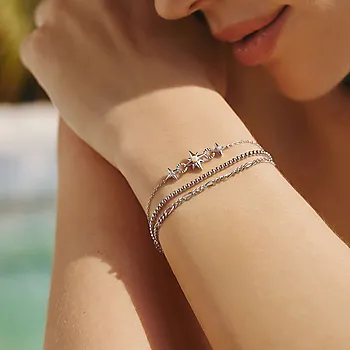 Bilde nummer 3 av Ania Haie, Armbånd i 925 sølv med zirkonia