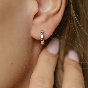 Bilde nummer 4 av Pan Jewelry, Øreringer i 925 forgylt sølv