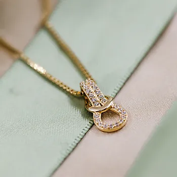 Bilde nummer 2 av Pan Jewelry, Anheng i 585 gult gull med zirkonia