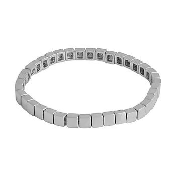 Brick armbånd i messing med strikk