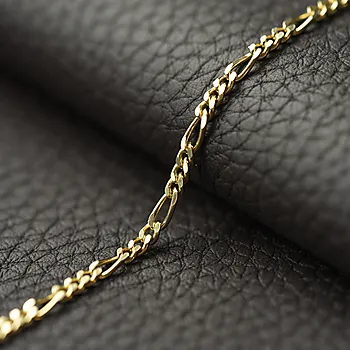 Bilde nummer 3 av Pan Jewelry, Figaro armbånd i forgylt 925 sølv, 19 cm