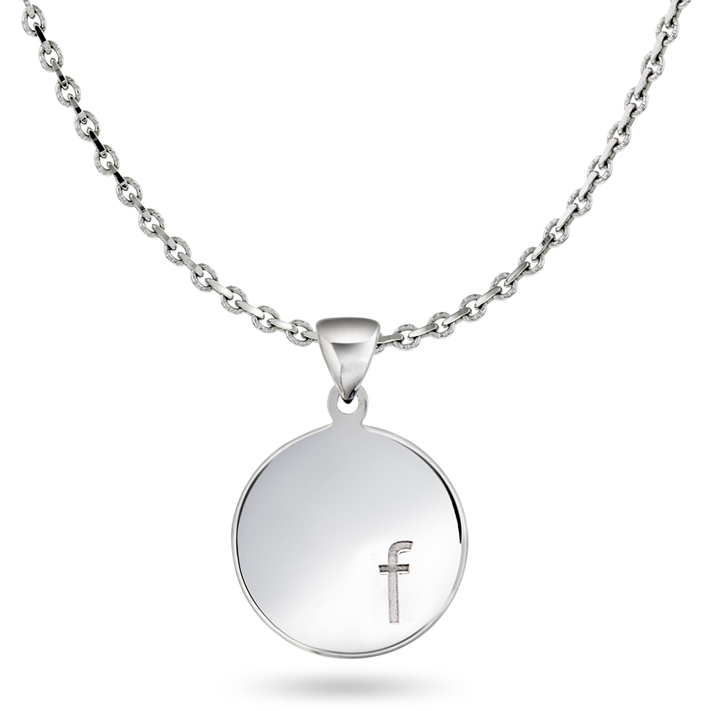 Pan Jewelry, Anheng i sølv med bokstav F