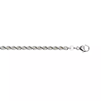 Pan Jewelry, Cordel kjede i 925 sølv 3,6 mm, 45 cm