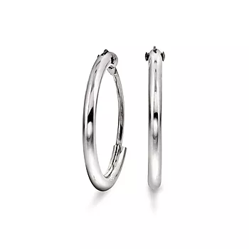 Pan Jewelry, Øreringer i 585 hvitt gull