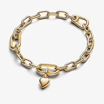 Bilde nummer 3 av Pandora Moments, Charms i 925 forgylt sølv med hjerte