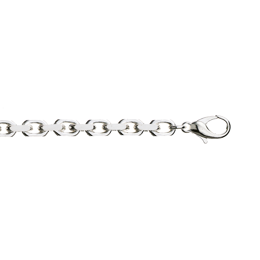 Anker kjede i 925 sølv 6,2 mm - 45 cm