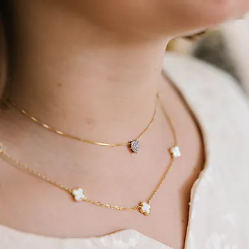 Bilde nummer 2 av Mille diamantsmykke i 375 gult gull 0,08 ct