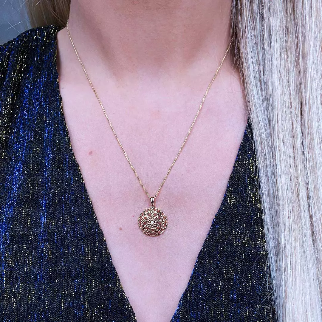 Bilde nummer 3 av Pan Jewelry, Anheng i 585 gult gull med zirkonia
