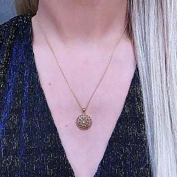 Bilde nummer 3 av Pan Jewelry, Anheng i 585 gult gull med zirkonia