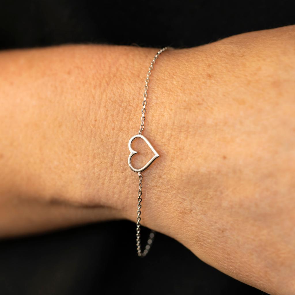 Bilde nummer 2 av Pan Jewelry, Armbånd i 925 sølv med hjerte
