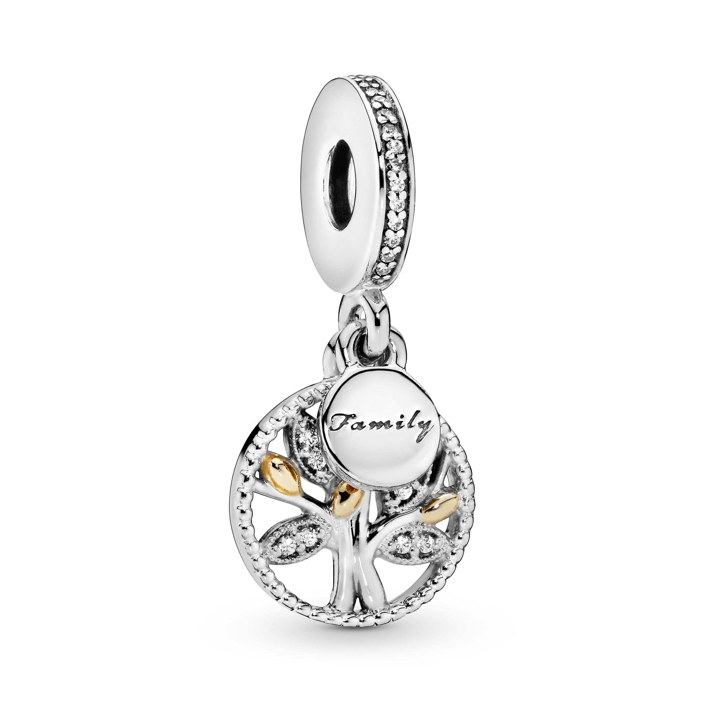 Pandora Moments, Charm i 925 sølv med livets tre
