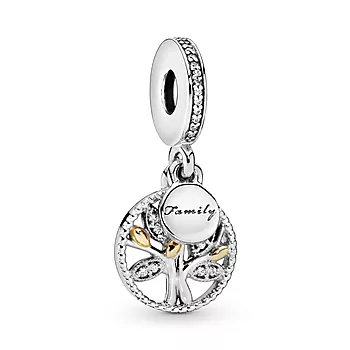 Pandora Moments, Charm i 925 sølv med livets tre