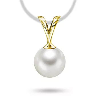 Pan Jewelry, Anheng i 585 gult gull med ferskvannsperle