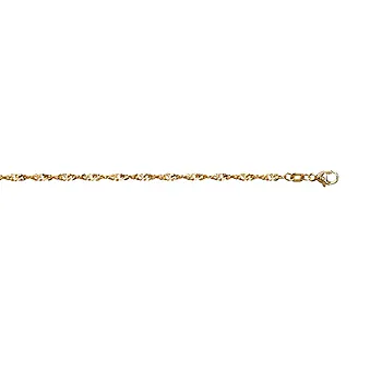 Bilde nummer 2 av Pan Jewelry, Singapore armbånd i 585 gult gull, 19 cm