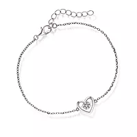 Pan Jewelry, Armbånd i sølv med zirkonia