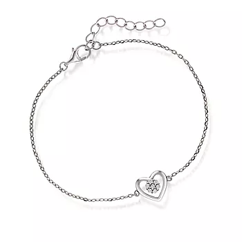 Pan Jewelry, Armbånd i sølv med zirkonia