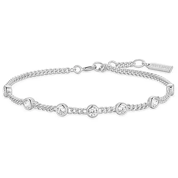 Armbånd i 925 sølv med zirkonia