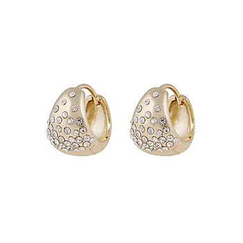 Sprinkles Core øreringer i forgylt messing med zirkonia