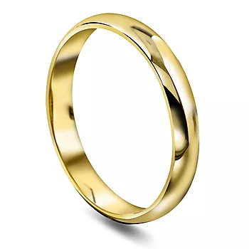 Giftering i 585 gult gull | 3 mm bredde