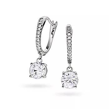 Pan Jewelry, Øredobber i 925 sølv med zirkonia