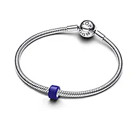 Bilde nummer 5 av Charms i 925 sølv med blå murano glass