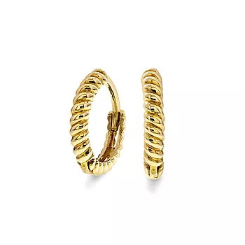 Pan Jewelry, Øreringer i 585 gult gull
