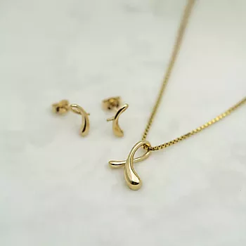 Bilde nummer 4 av Pan Jewelry, Anheng i 585 gult gull med vridd blad