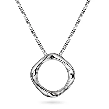 Pan Jewelry, Bølge smykke i 925 rhodinert sølv