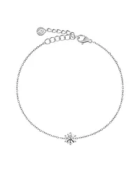Crown armbånd i stål med zirkonia