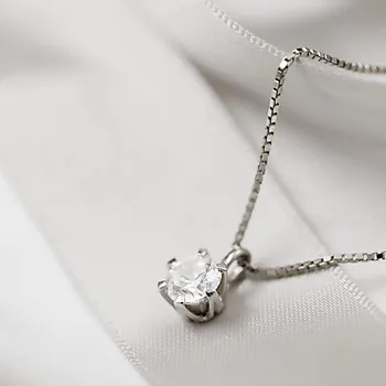 Bilde nummer 3 av Contessa LAB diamantanheng i 585 hvitt gull 1,00 ct